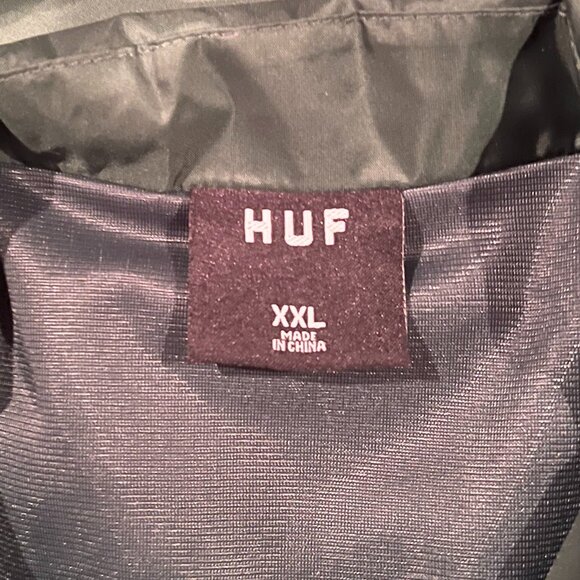 HUF x Thrasher Dark Green Windbreaker Jacket - Size XXL - Picture 3 of 3